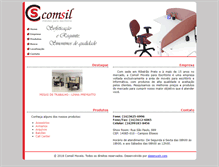Tablet Screenshot of comsil.com.br